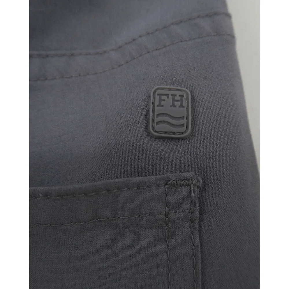Fair Harbor Men Grey Recycled Polyester Performance Pants‎ W34 L30 V103413